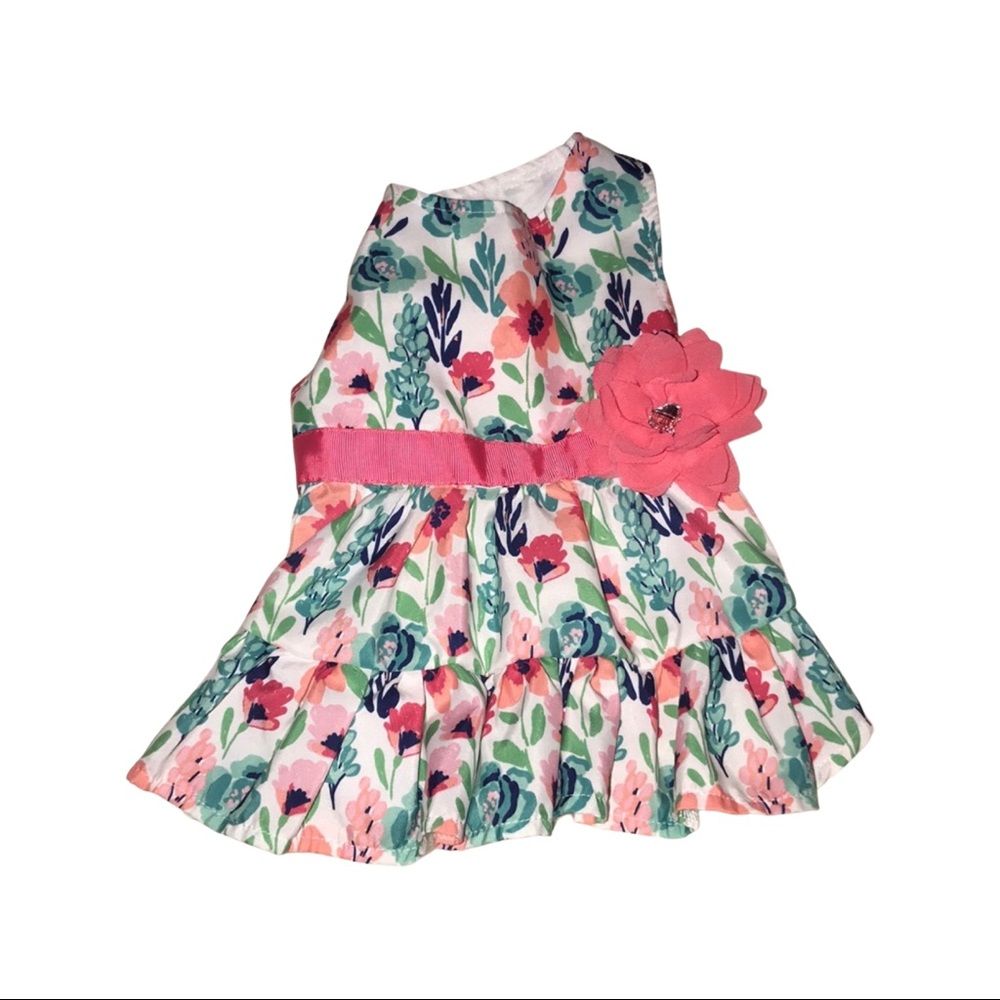 bond & co floral halter dress